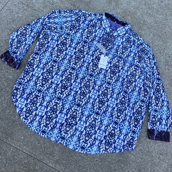Robert Graham Wadlport Oriental Dragon Print Shirt 4XL - Picture 10 of 12